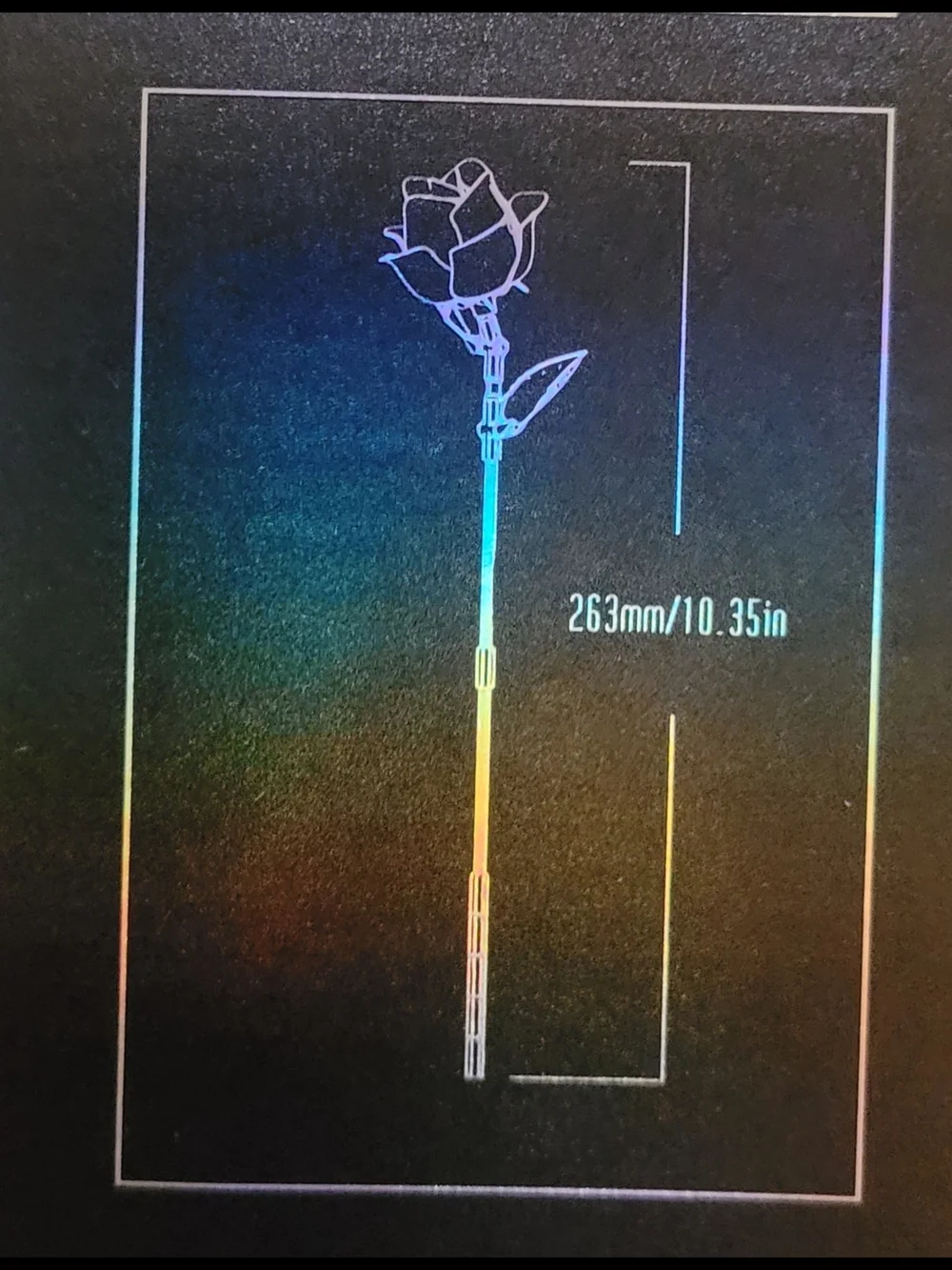 Dark Kiss Building Set Rose Bouquet - Blue